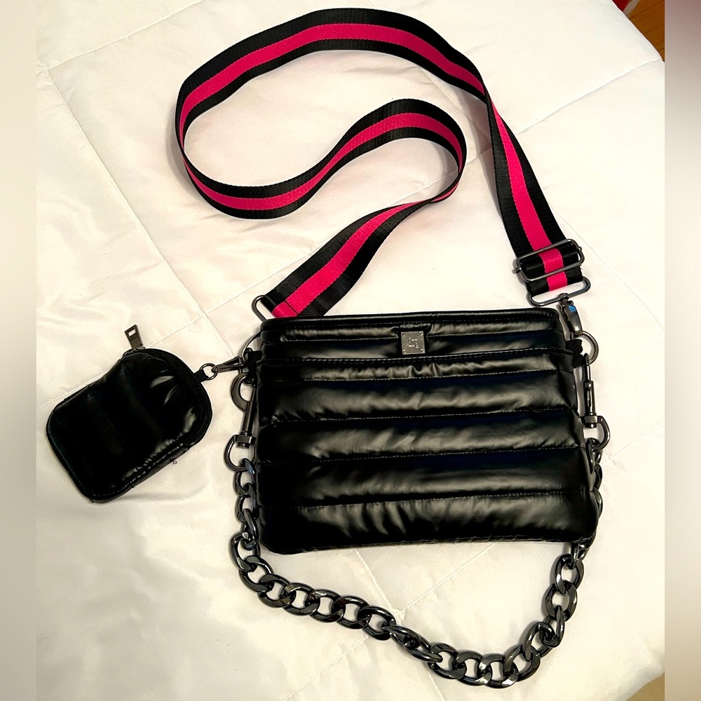 Think Royln Downtown Crossbody Bag in Black